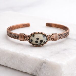 Aurum | Bakır Bileklik Saf %100 Manyetik Alan Koruyucu Kadın Bileklik - Görsel 2