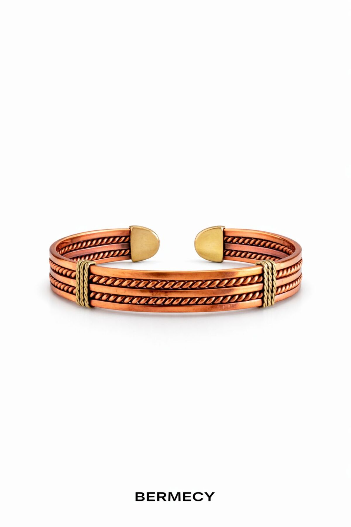 Copper Crest | El Yapımı Bakır Bileklik Saf %100 Manyetik Alan Koruyucu Kadın Bileklik