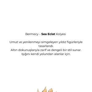 Sea Éclat | Deniz Yıldızı Detay Tasarım Kolye