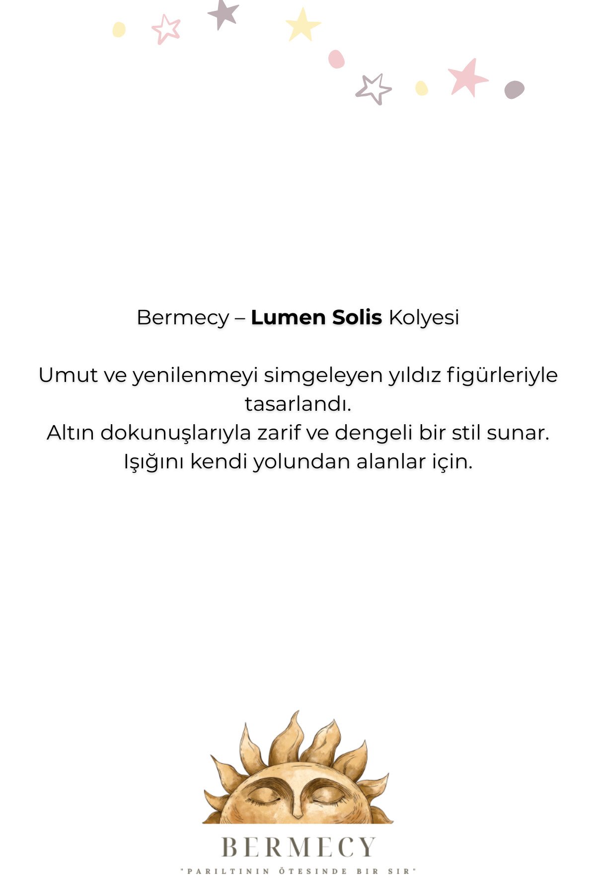 Lumen Solis | Deniz Figürleri Tasarım Kolye