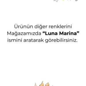 Luna Marina | Deniz Yıldızı Tasarım Turkuaz Çelik Kolye