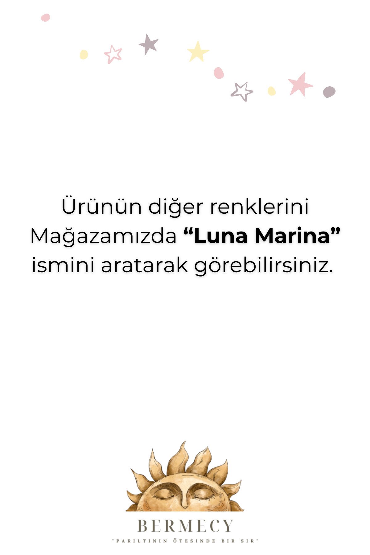 Luna Marina | Deniz Figürlü Mavi Kadın Kolye