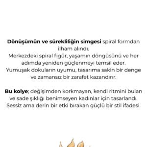 Este | Altın Kaplama Salyangoz Tasarım Kolye