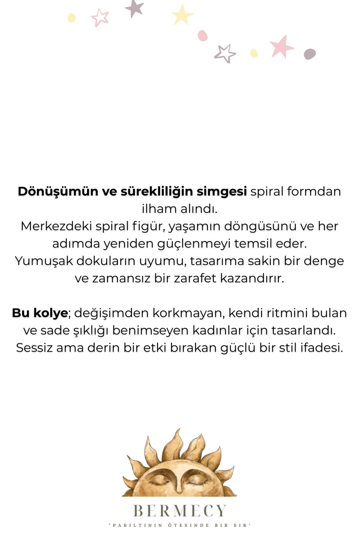 Este | Altın Kaplama Salyangoz Tasarım Kolye