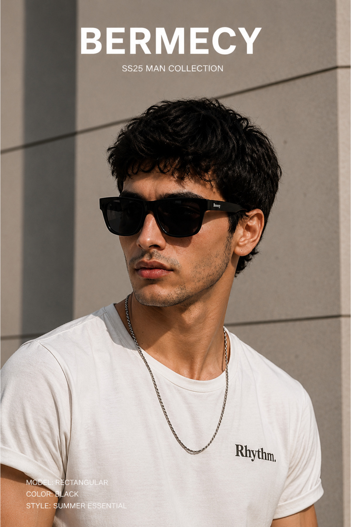 Streetline| UV400 Siyah Çerçeveli Modern Unisex Güneş Gözlüğü